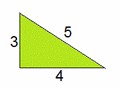 le triangle rectangle 3-4-5
