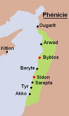 phoenicians map
